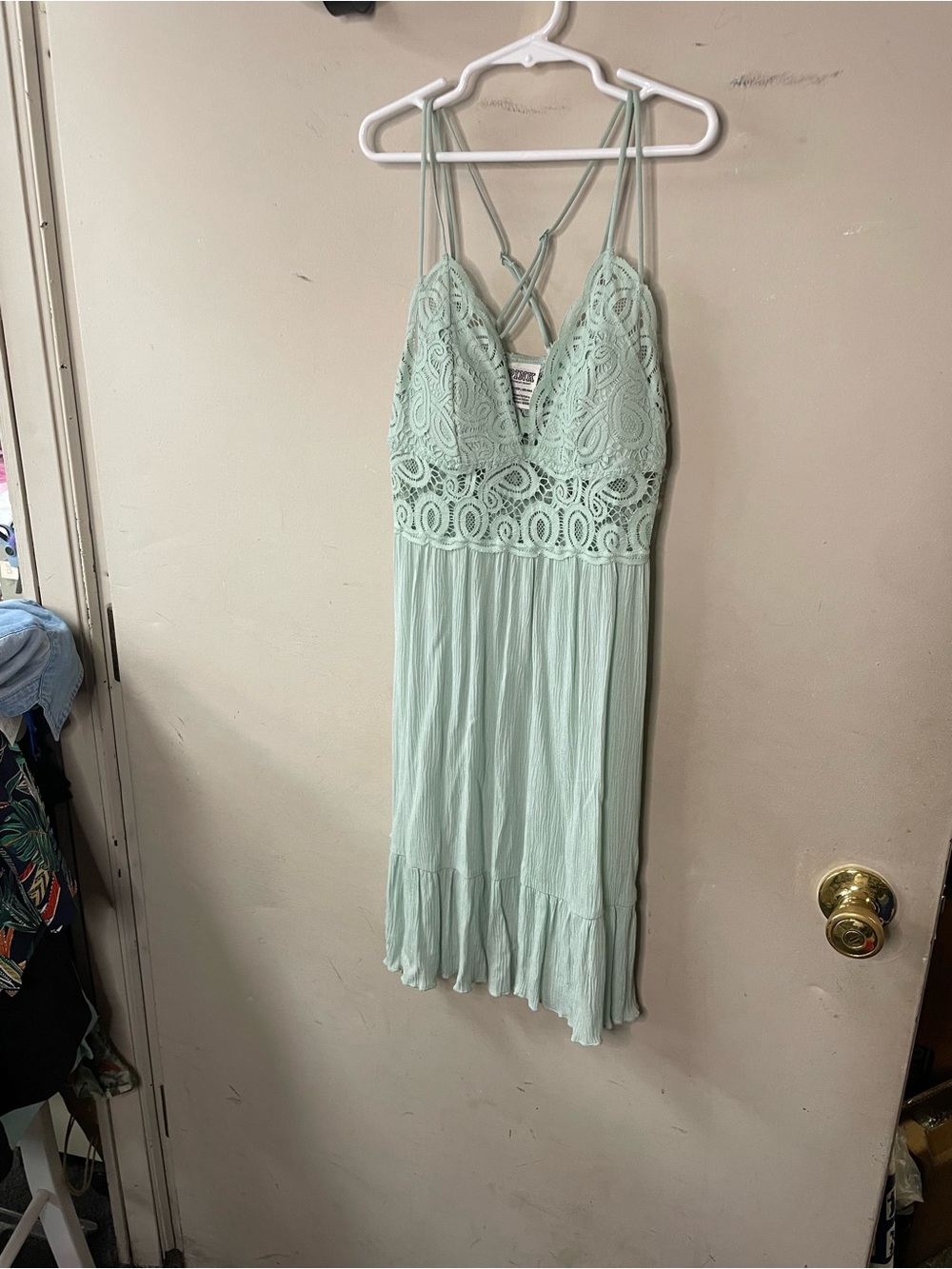 Pink Victoria’s Secret size XS, Mint Green Lace Bodice Midi Dress